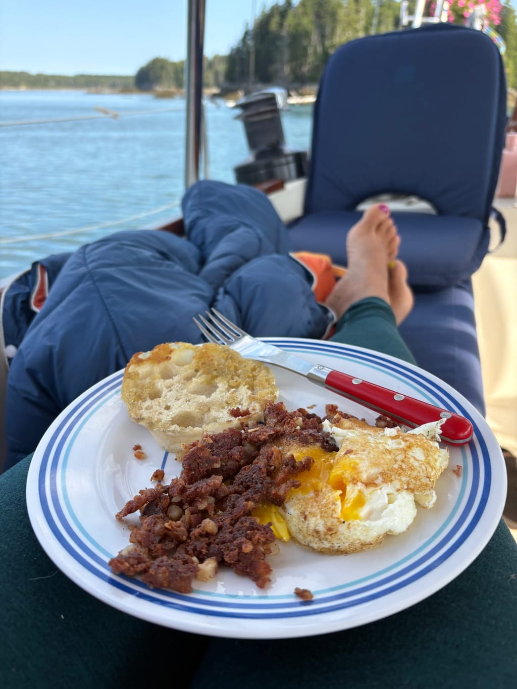 Corned beef hash, an old time fav cruising food from my childhood