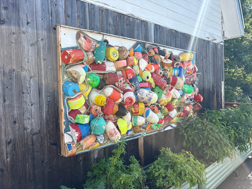 Art at Bucks Harbor Marina