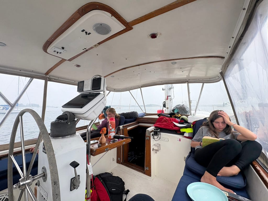Underway in the fog
