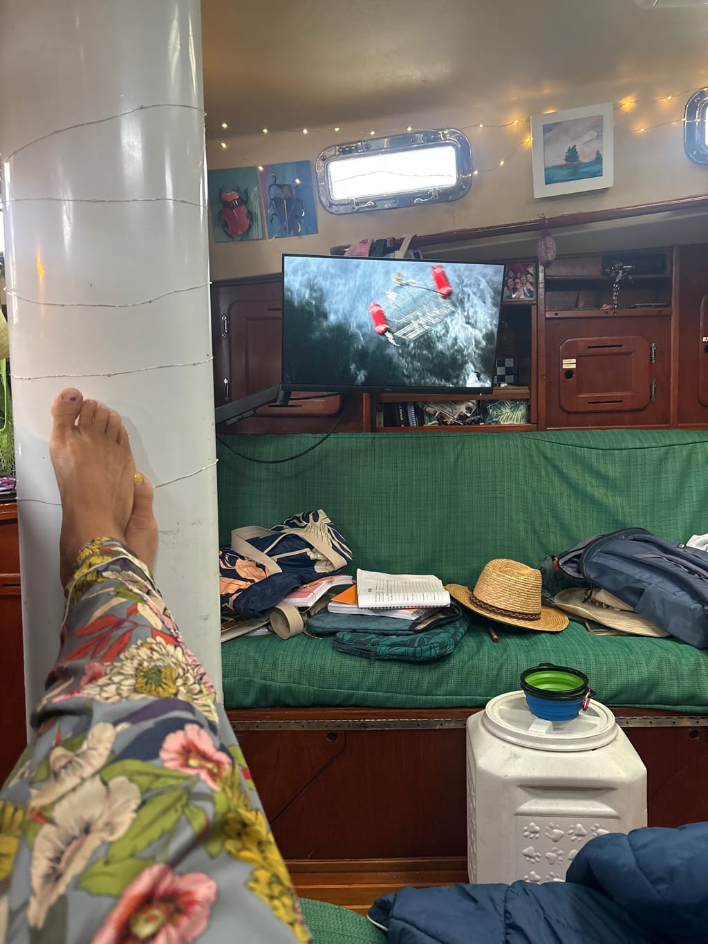 Our TV set up! 