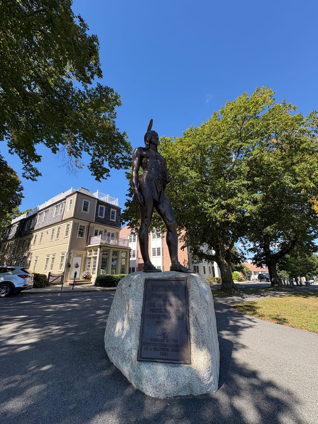 Massasoit (c. 1581–1661) was the grand leader, or sachem, of the Wampanoag Confederacy who formed a crucial peace alliance with the Pilgrims at Plymouth Colony (wikipedia)