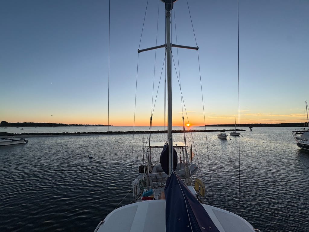 Sunset in Megansett Harbor