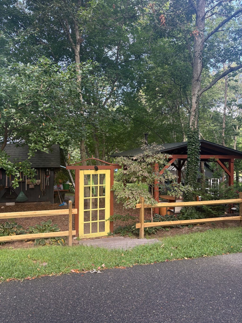 Cute house along the bike path