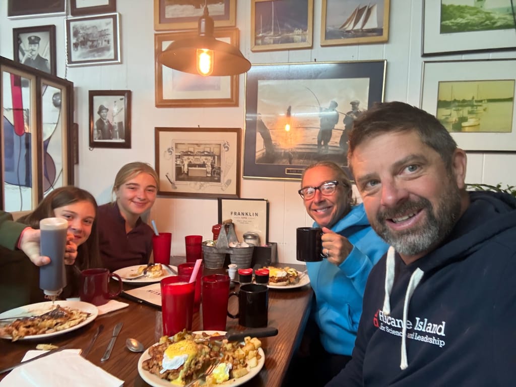Birthday breakfast at Franklin Spa
