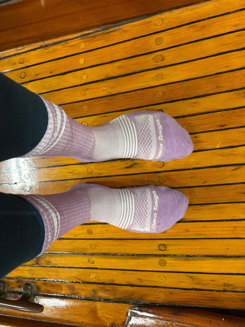 I love the old pine decking 