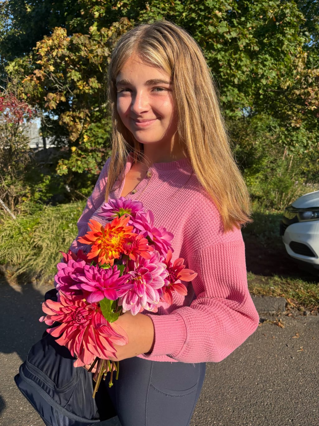 The morning haul from Peck’s garden 