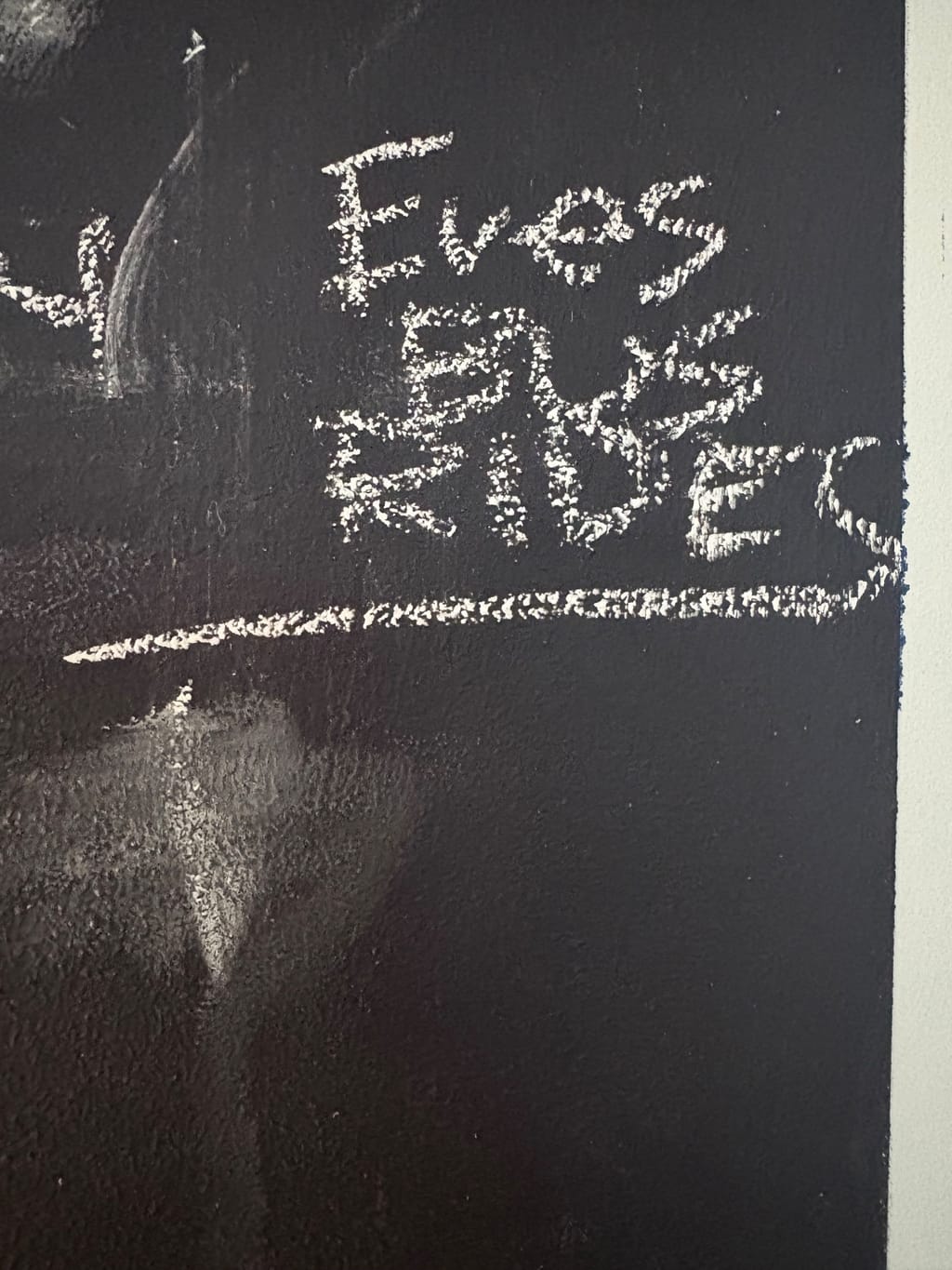 Eve’s tally…3 strikes and her older sister makes her ride the bus🤣