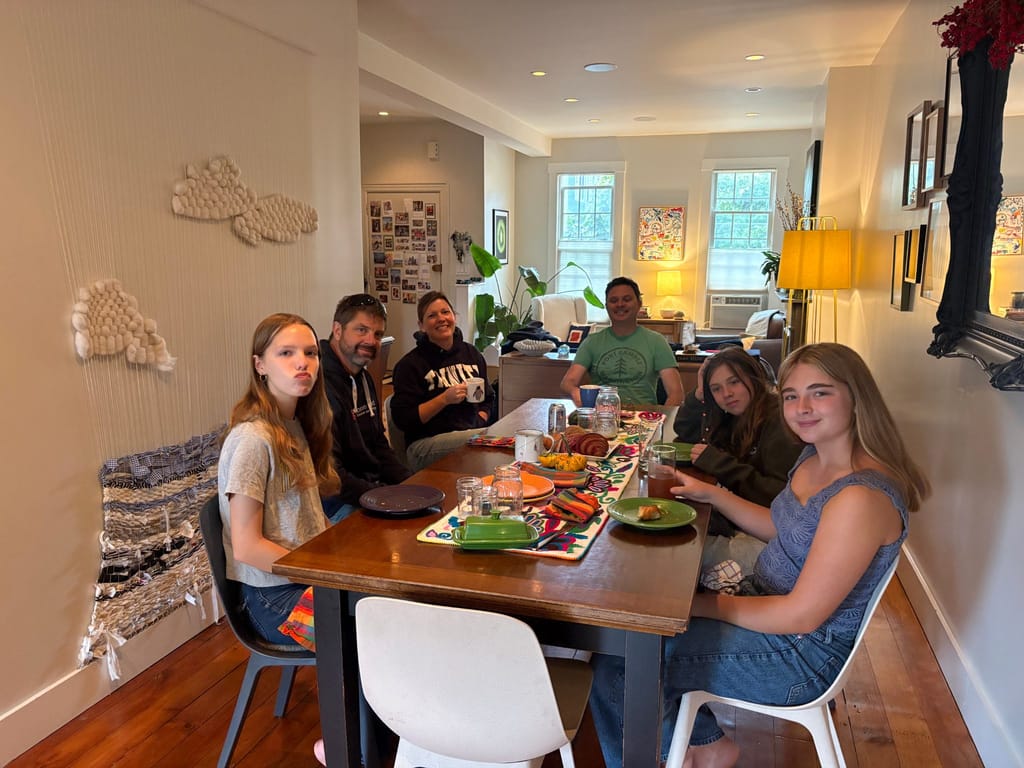 Hanging w/ June's fam