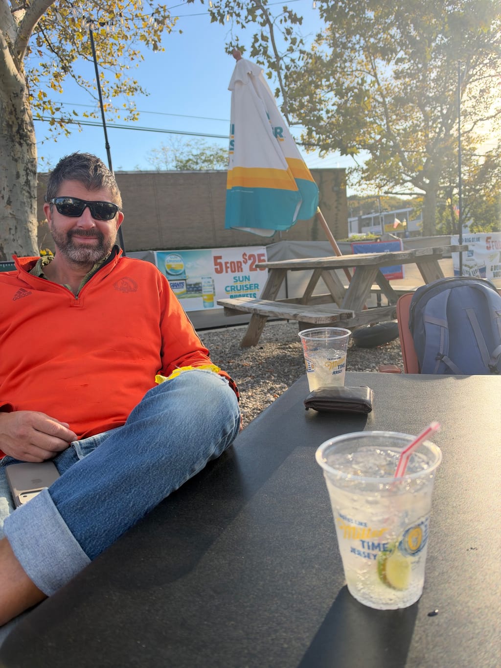 Great little outdoor bar that was much more like Stratton than NYC in Atlantic Heights
