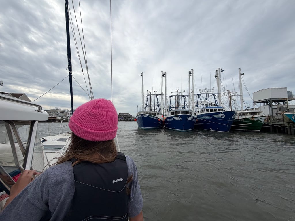 Pulling into Cape May 