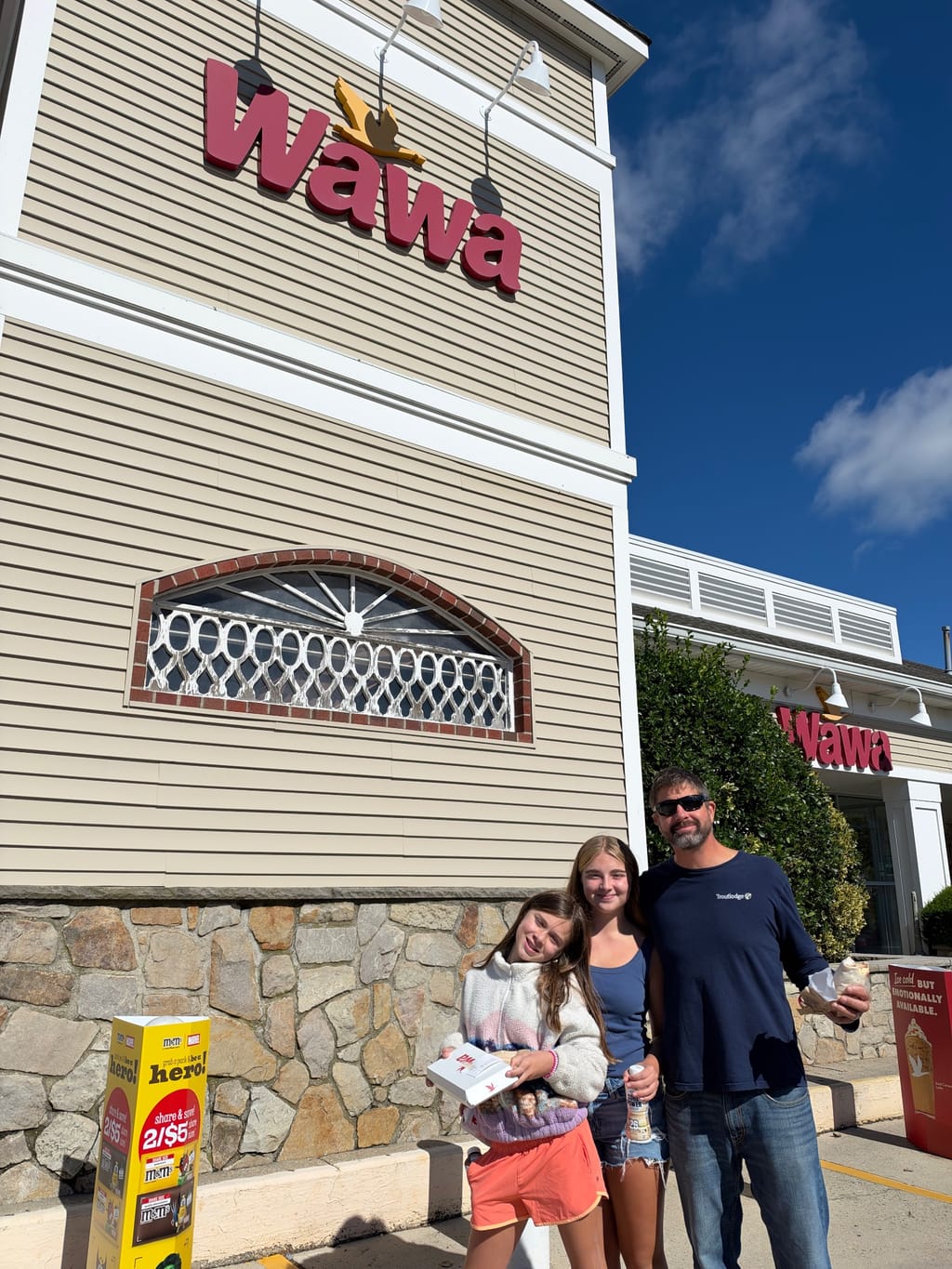 Our first Wawa:) 