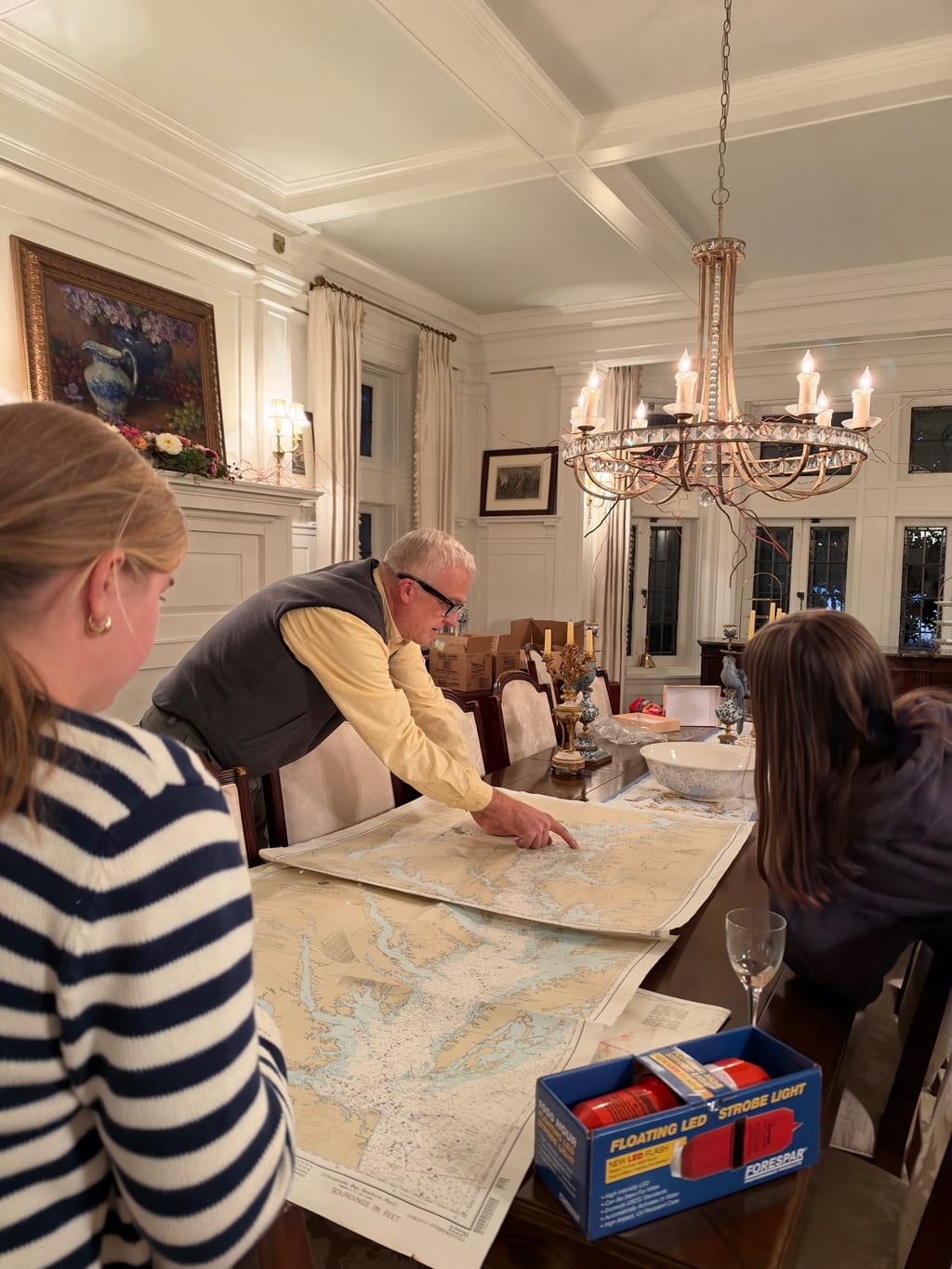 Dowzer showing the girls on a grand scale the East Coast