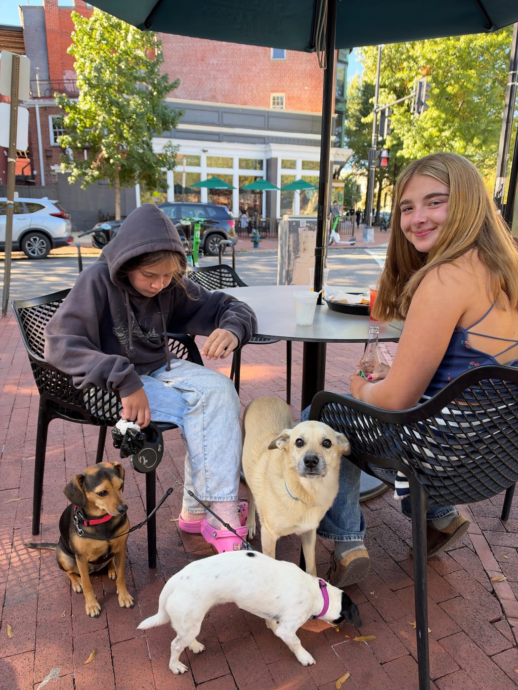 Loving the weather & the food! 