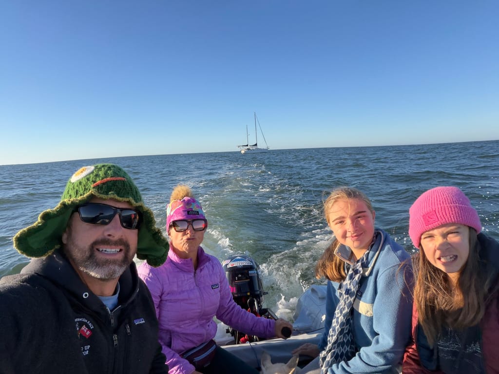 Headed ashore