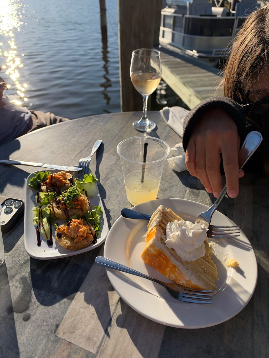 Fried green tomato’s and Smith Island Cake 