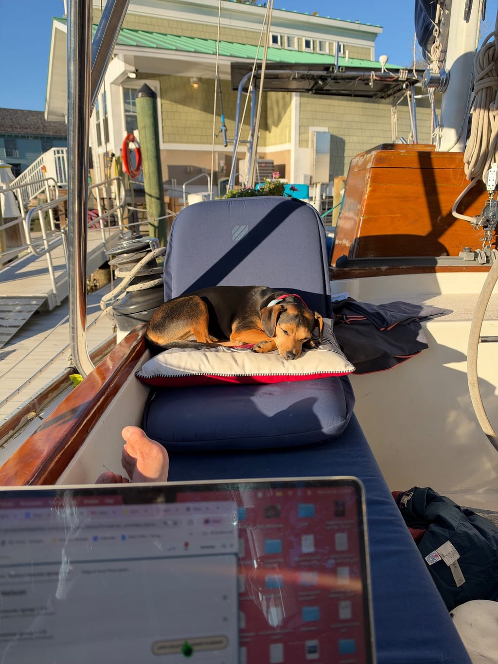 Doing a group (work) with Miss Moose 